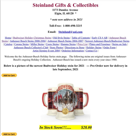 “Anheuser-Busch” Beer Steins - Picture 7 of 8